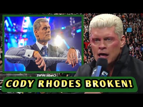 CODY RHODES IS LOST WITHOUT THE WWE TITLE!
