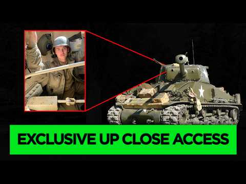 Operating an Original WWII Sherman Tank