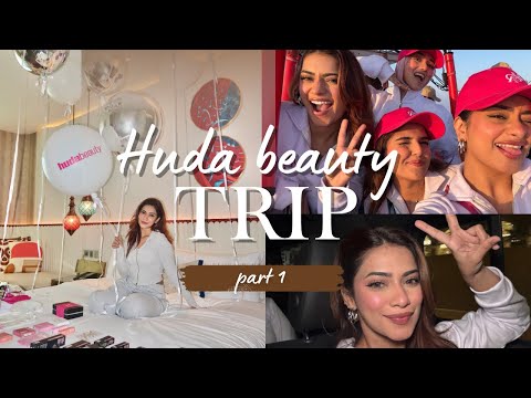 HUDA BEAUTY EVENT IN DUBAI !! part 1 🥹🩷🎀
