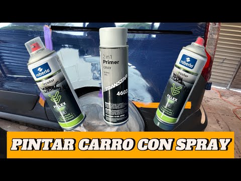 HOW TO PAINT A CAR WITH SPRAY OR AEROSOL