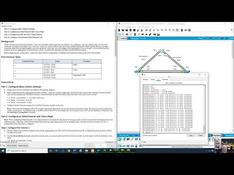 6.2.4 Packet Tracer - Configure EtherChannel