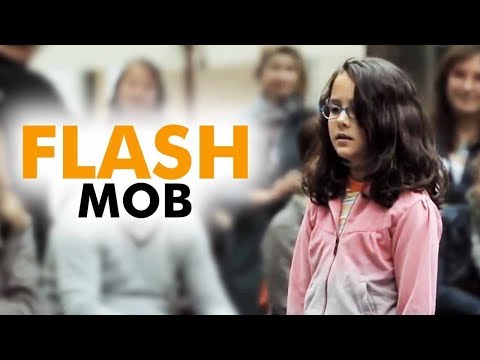 The Most Touching Flash Mob EVER! | One Girl Started It All