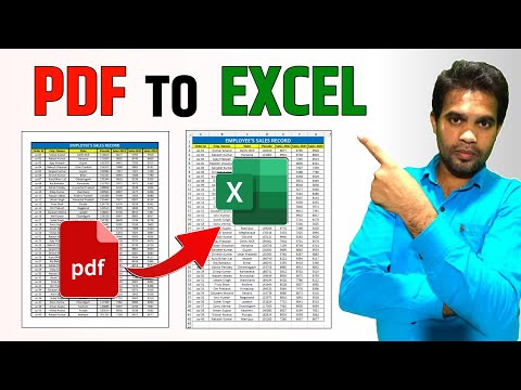OMG🔥How to convert pdf to excel | Pdf to excel | How to edit pdf in excel