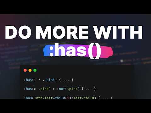 :has() is more than a parent selector