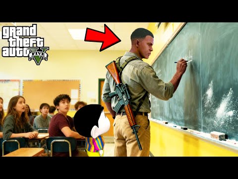 Franklin The Teacher Is Actually A Secret Army Commando in GTA 5!