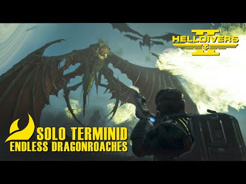Helldivers 2 – Solo Terminid vs 9 Dragonroaches | GP-20 Ultimatum MVP | Full Clear | Max Difficulty