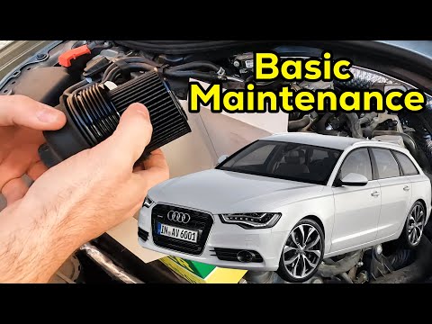 Audi A6 C7 2.0tdi 140kW Service | Engine Oil And Air Filter Change