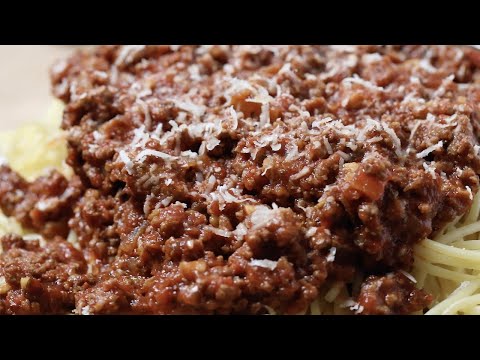 The Perfect Homemade Meat Sauce | Meat Sauce Recipe for Spaghetti and Lasagna