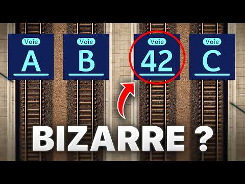 Pourquoi certaines gares ont une numérotation de leurs voies bizarre ?