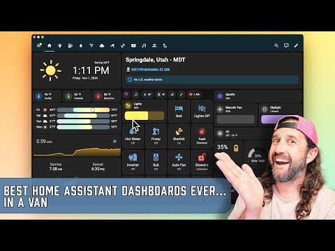 Epic Home Assistant Dashboards — In a Van!