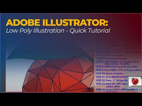 Adobe Illustrator: Low Poly Illustration - Quick tutorial with step-by-step instructions