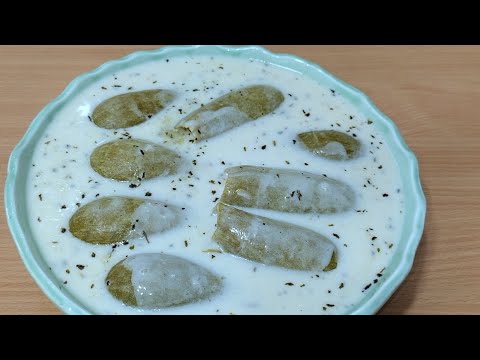 طريقة  تحضير كوسا محشي  باللبن على الطريقة اللبنانية