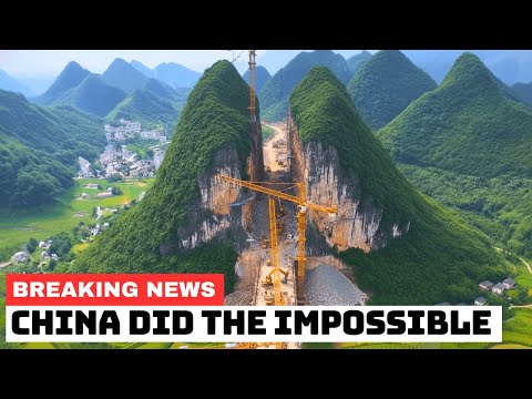 China Just Split A Mountain In Half To Build This