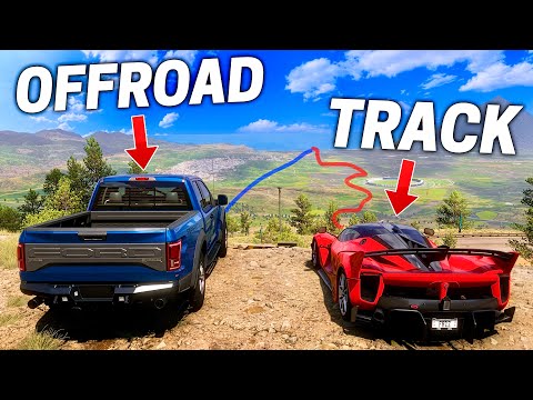 Off-Road vs On-Road! - Which is Faster Across FH5?