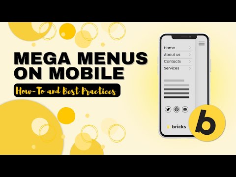 Mobile Mega Menus in Bricks Builder (How-To and Best Practices)