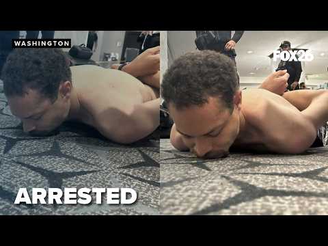 The aftermath of the shooting event at the Correspondent's Dinner