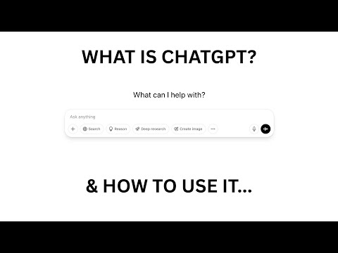 WHAT IS ChatGPT and How To Use It