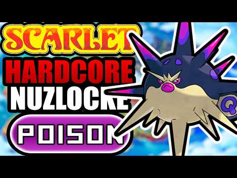 Pokémon Scarlet Hardcore Nuzlocke - POISON Types Only! (No items, No overleveling)