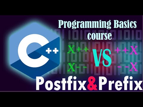 شرح++&-- البرمجة (postfix & prefix)(++C)Programming basics course(2023)