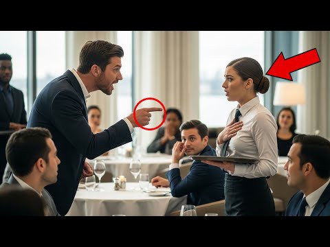 Billionaire Calls Waitress “Uneducated” — She Replies in 5 Languages and Silences the Room