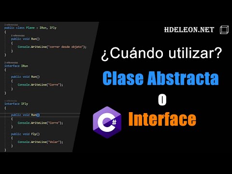 ¿Cuándo utilizar clase abstracta y cuando utilizar interface en C# .Net?