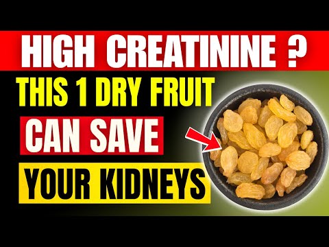 Top 5 Dry Fruits to Lower Creatinine & Boost GFR Naturally FAST | Senior Kidney Health