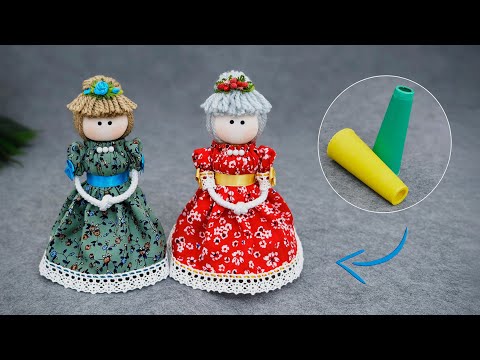 I Don’t Throw Away Empty Bobbins Of Thread Anymore🧵Adorable Doll DIY😍Easy And Simple