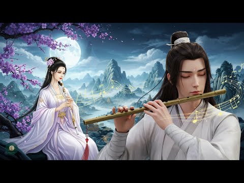 Bamboo flute, erhu & Guzheng: Chinese Zen music | Relaxing Music @MoonlitMelodies-68s