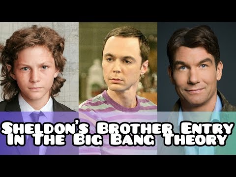 Georgie Cooper Entry ?!? Sheldon's Older Brother | Announcement from The Big Bang Theory