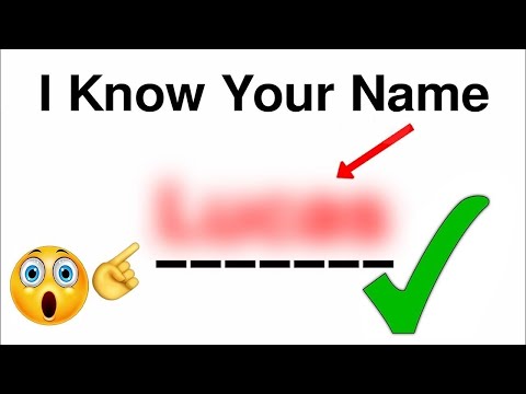 I will Show Your Name In This Video! (Real) 🤯