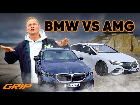 Sportliche Limos: BMW i5 M60 xDrive mit 601 PS🤜🤛Mercedes-AMG EQE 53 4MATIC+ mit satten 625 PS I GRIP