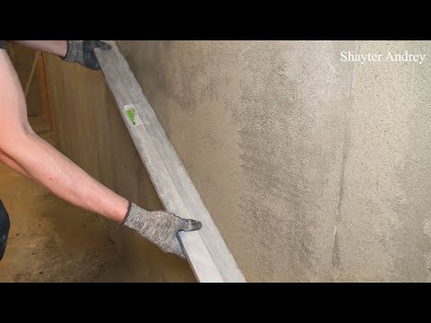 Cement-sand plaster, subtleties in work, results!