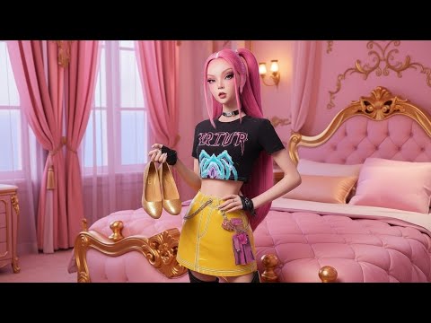 😱 OMG!💄Mira Doing Makeup for the First Time🫠