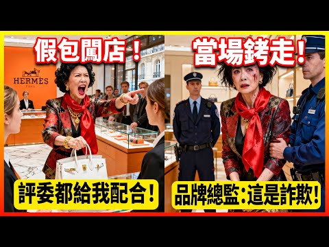 『VIP客』硬闖愛馬仕總店，嗆「法國欺負中國人」！品牌總監出手，警察現場帶走！｜情感故事｜家庭故事｜有聲小說