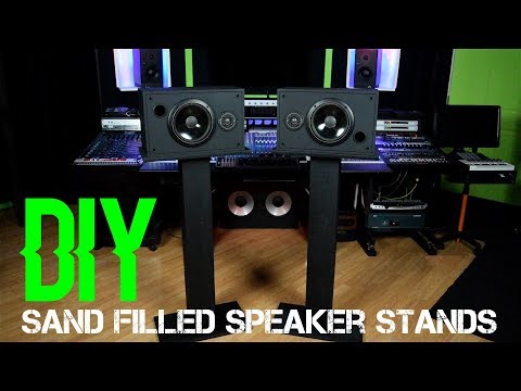 DIY Sand Filled Speaker Stands