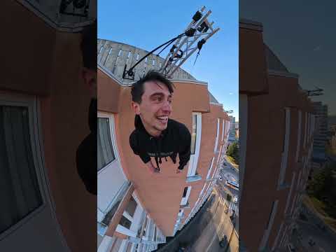 POV: Walking Down an Apartment Building @insta360 #insta360 #insta360x5