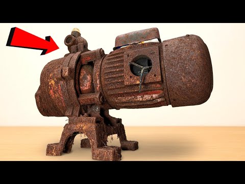 You Won’t Believe How This Rusty And Burned Water Pump Came Back to Life!