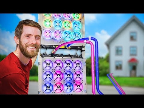 I leveled up my house water cooling! - Whole Server Room Pool Watercooling Part 5