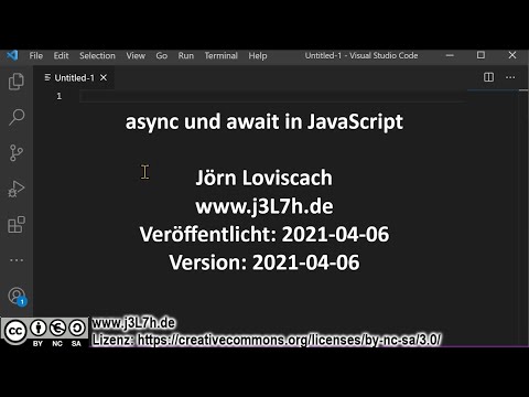 async und await in JavaScript