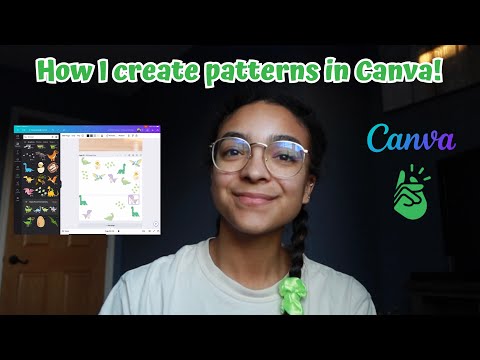 How I Create My Seamless Patterns in Canva for My Printify Pop Up Shop
