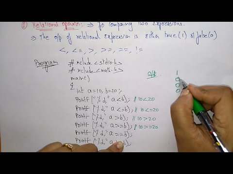 Operators in c | Arithmetic & Relational | C Programming | Lec-15