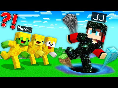 BLACK HOLE ARMOR Speedrunner vs SUN ARMOR Hunters : JJ vs Mikey in Minecraft Maizen!