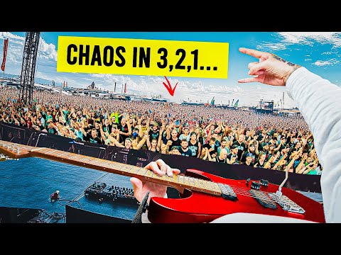 I shocked 20,000 POP fans with METAL solos