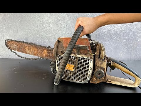 Full Restore old STIHL 038AV chainsaw broken | Restoration STIHL chain saw rusty repair restoring