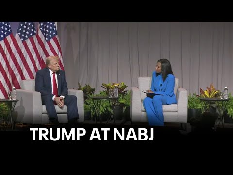 FULL VIDEO: Trump answers questions at Black journalists' convention NABJ in Chicago | KTVU