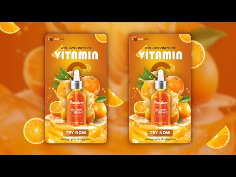How to Design Serum Poster in Photoshop Product Advertisement Design Tutorial