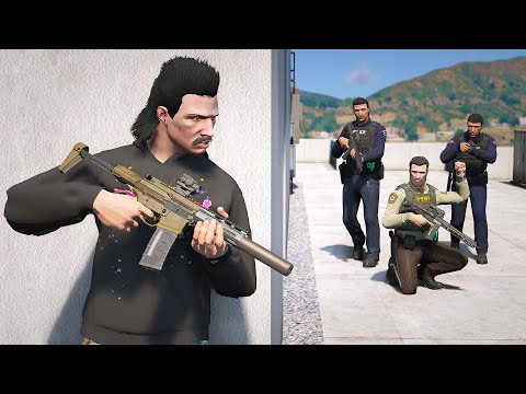 Surviving $500,000 Police Bounty in GTA 5 RP..