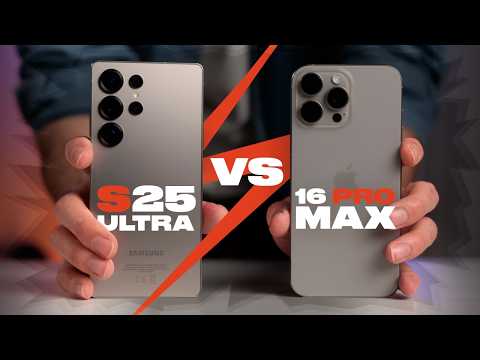 Samsung S25 Ultra ПРОТИВ iPhone 16 Pro Max! Главная БИТВА 2025!!