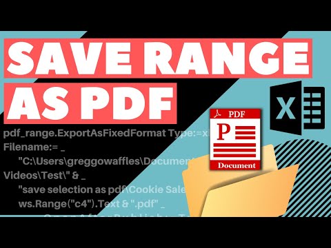 Excel VBA Macro: Save Selected Range as PDF (and Center on Page)