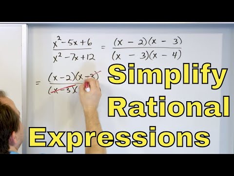 06 - Simplifying Rational Expressions in Algebra, Part 1